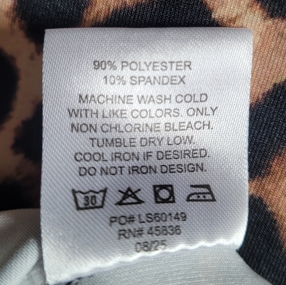 EXPRESS Leopard Print Shirt - Picture 6 of 6